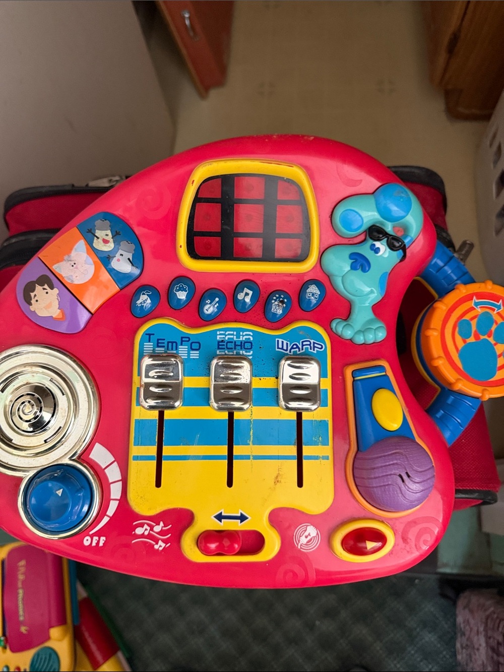 Interactive Kids Music Guitar Toy - Red